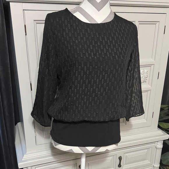 Ann Taylor Tops - Ann Taylor Elegant Black Women's Top Size Small
